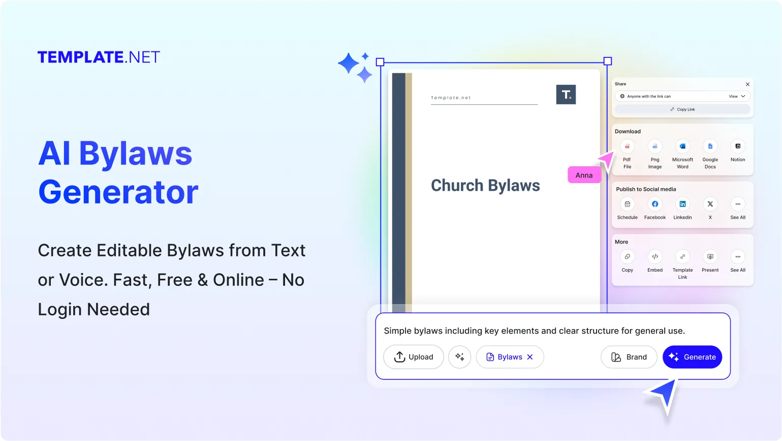 Free AI Bylaws Generator, Free Bylaws Maker Online